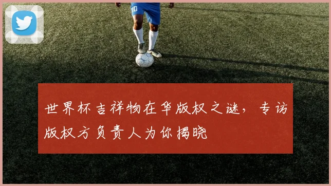 世界杯吉祥物在华版权之谜,专访版权方负责人为你揭晓