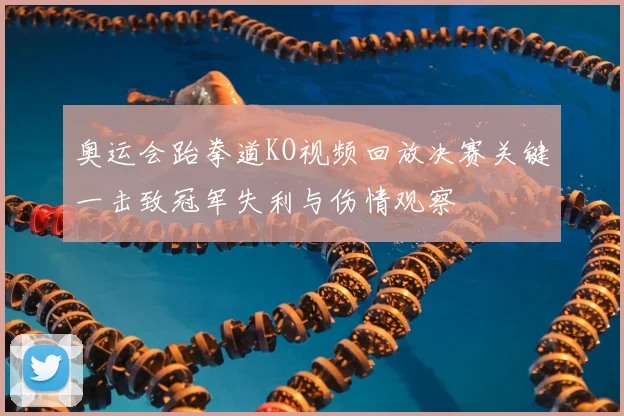 奥运会跆拳道KO视频回放决赛关键一击致冠军失利与伤情观察